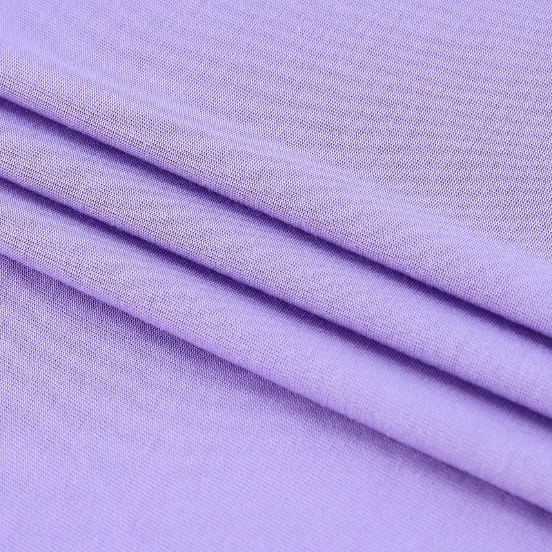 棉盖丝速干平纹面料亲肤透气160克弹力汗布T恤短袖家居服针织面料图3