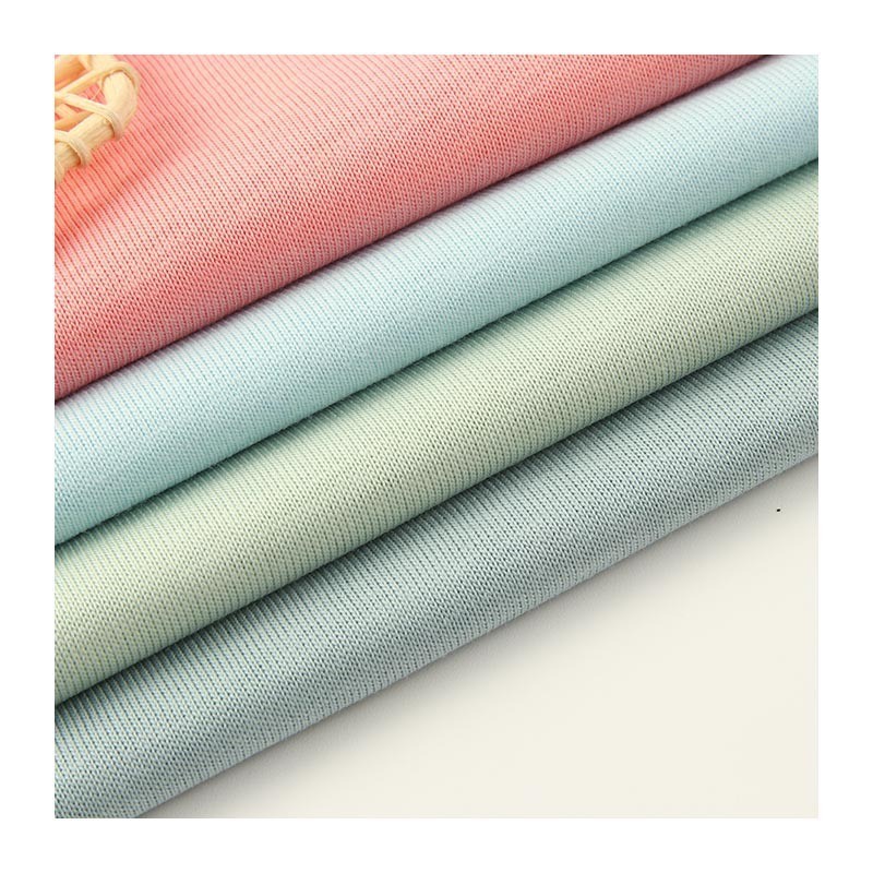 加工定制 针织面料20s天丝棉布料 180g平纹汗布春夏休闲T恤布料图2