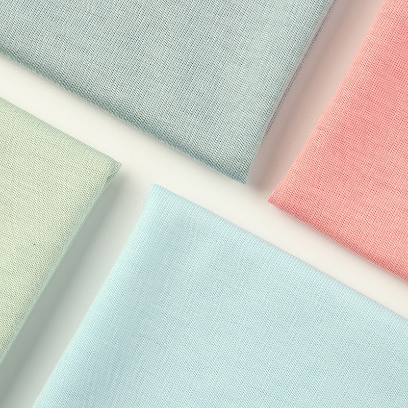 加工定制 针织面料20s天丝棉布料 180g平纹汗布春夏休闲T恤布料图4