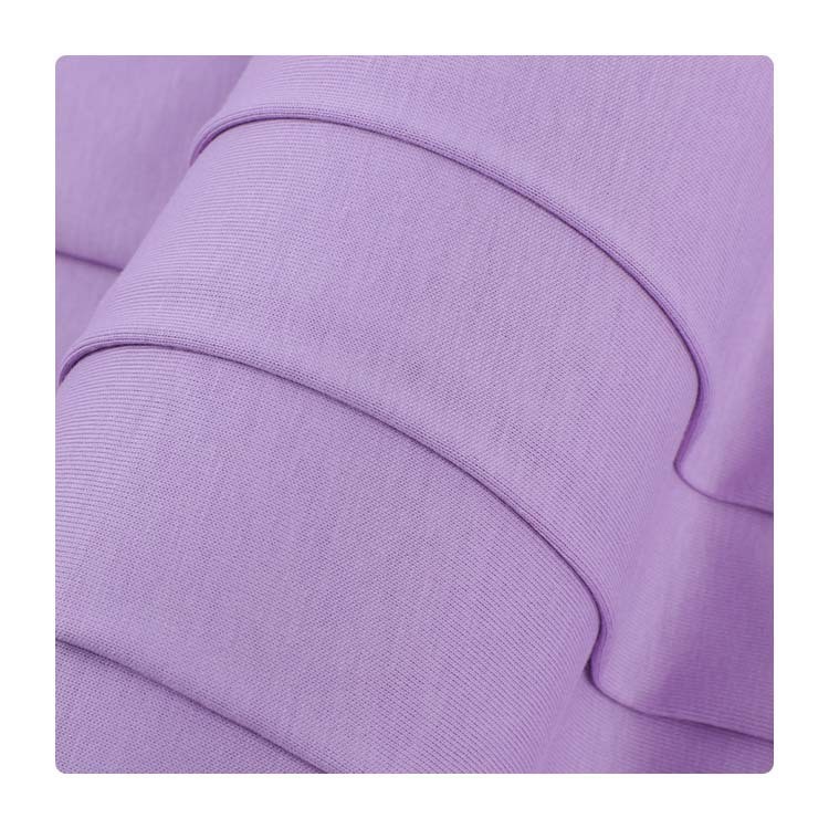 加工定制 26支纯棉针织面料165g全棉单面薄款汗布春夏家居服T恤布图2