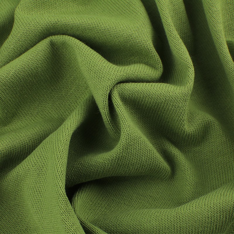 加工定制 纯棉230g针织面料26s单面汗布春夏季家居服短袖T恤布料图2