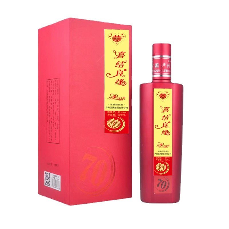 泸州浓香型白酒粮食酒喜酒寿酒满月酒来图定制泸州酒厂贴牌国牌酒图2