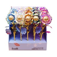 圣诞节爆款盒装金沙球情人节夹心巧克力花束糖果零食礼盒