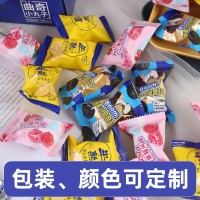 可定制伊诺滋散装爆浆曲奇草莓芝士巧克力零食厂家