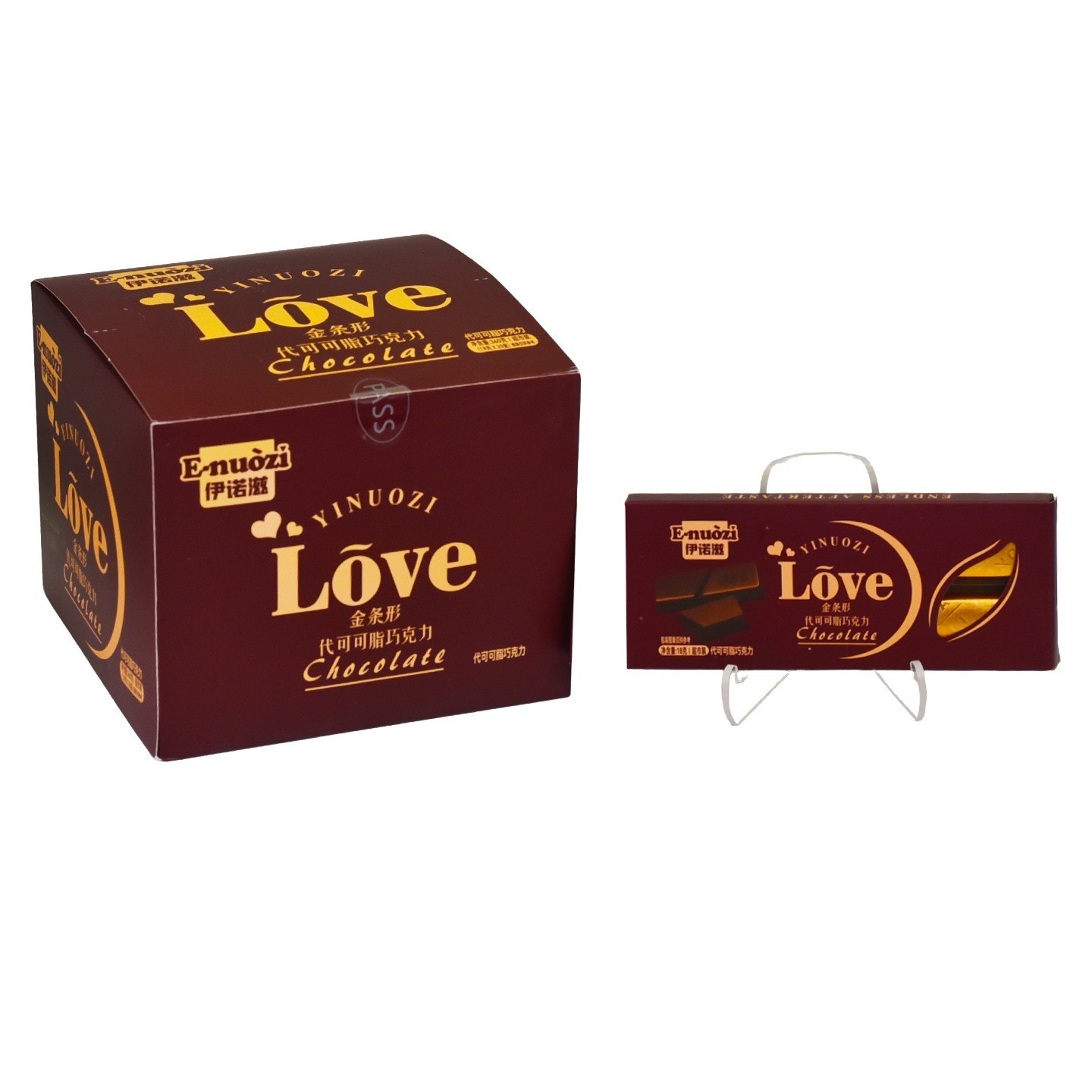 定制金条代可可脂黑巧克力烘焙蛋糕装饰圣诞节春节好礼图2