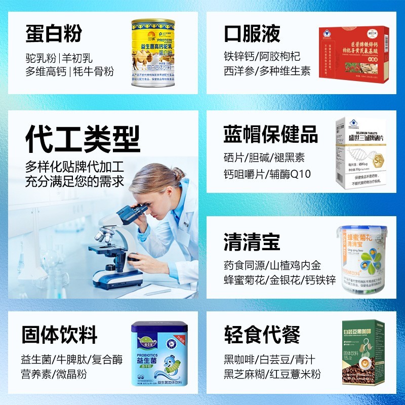 源头生产企业承接亚马逊跨境外贸贴牌OEM订单骆驼乳钙压片糖果图4