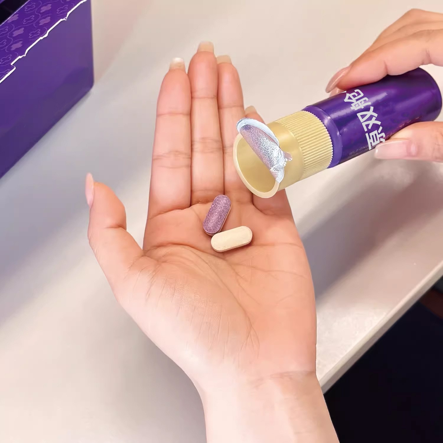 胶原蛋白肽口服液饮 弹性小分子活性原液贴牌代加工胶原双舱饮品图5