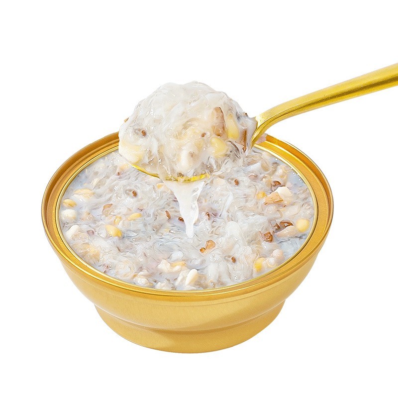 定制加工贴牌即食燕窝粥168g椰汁银耳代餐速食粥椰香燕麦燕窝粥图3