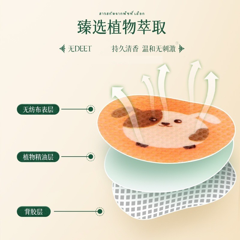 定制工厂艾草精油贴36贴防蚊驱虫可定制图案孕妇儿童老人通用图5