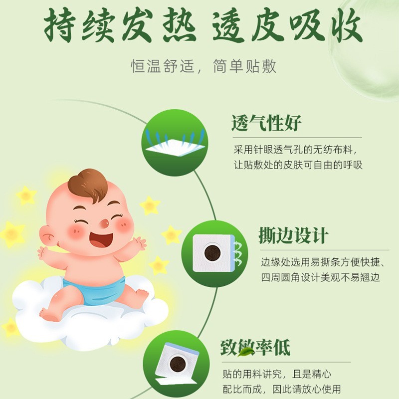 腺样体保健贴儿童咽喉贴张嘴呼吸通气鼻肥大药贴腺样体贴oem贴牌图5