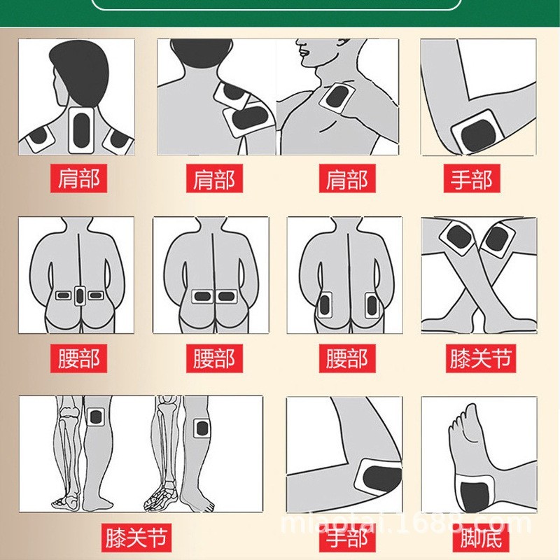 手工大黑膏厂家贴牌定制加厚棉布防漏颈椎腰椎膏药贴老黑膏膝盖贴图2