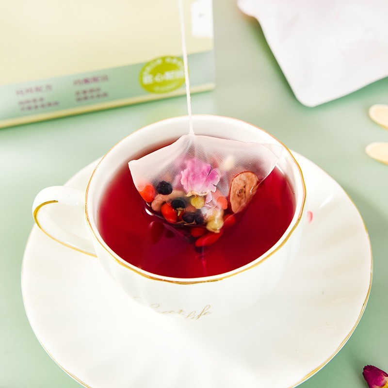 黄芪玫瑰桂圆红枣枸杞茶袋泡茶盒装茶三花茶独立小茶包图4