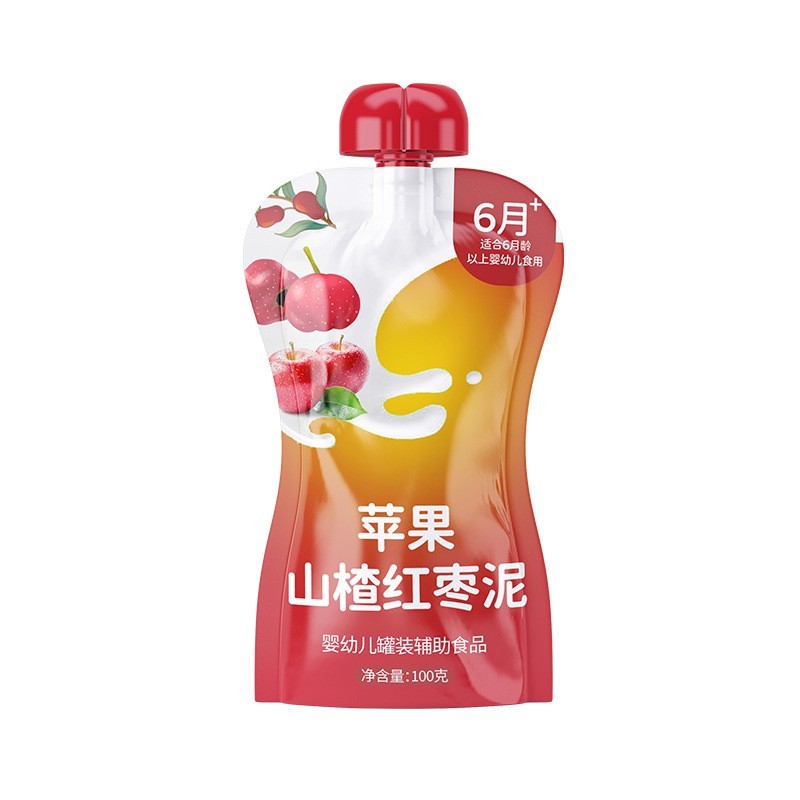 婴标婴幼儿果泥定制100g宝宝辅食儿童小零食水果泥源头工厂图4