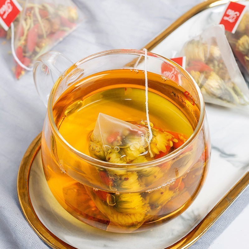 定制菊花决明子茶枸杞金银花牛蒡袋泡茶三角包OEM贴牌代加工图5