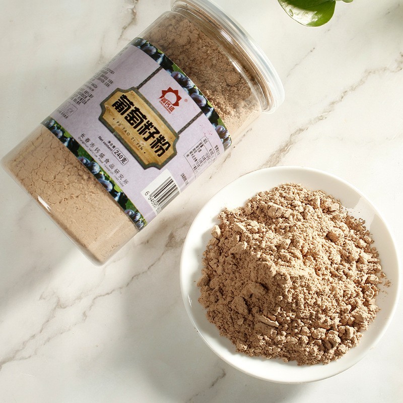 鑫钙盛葡萄籽粉240g烘培原料泡水代餐粉粉厂家膳食纤维高纤图3