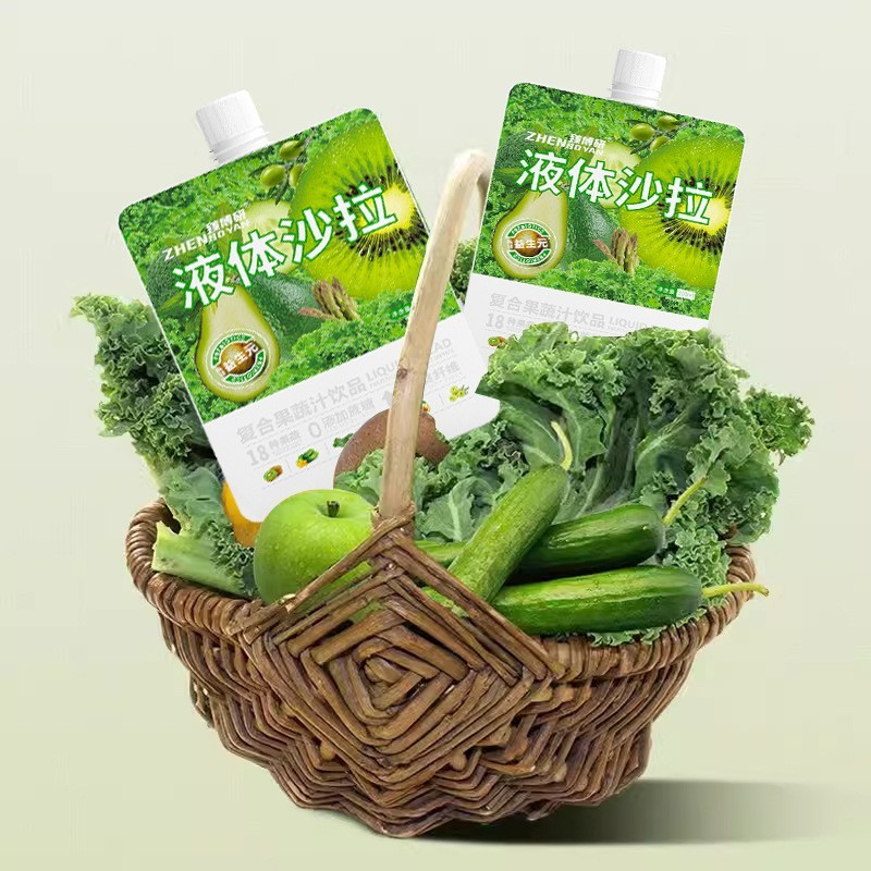 益生元液体沙拉膳食纤维代餐植物饮果蔬饮羽衣甘蓝青汁饮品代加工图3