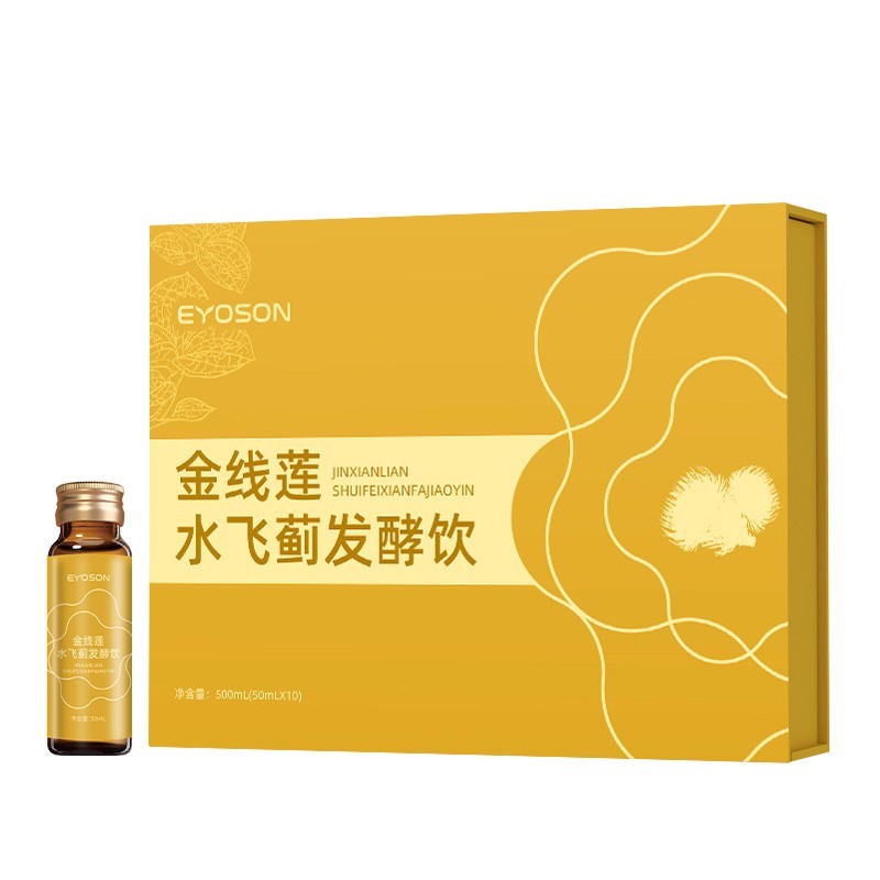 金线莲水飞蓟益甘饮定制 葛根灵芝液oem 沙棘葛根本草饮生产厂家图4