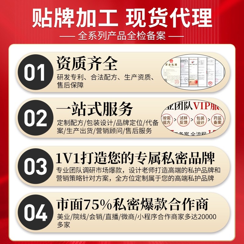 私密富勒烯妇科凝胶 女士专用荷尔蒙调理私处护理定制代加工厂家图2