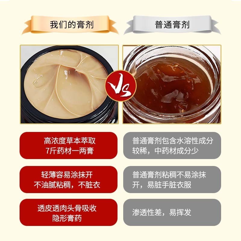 痛.风膏关节疼痛膏手脚发麻颈肩腰腿痛关节不适痛风保健膏OEM代工图3