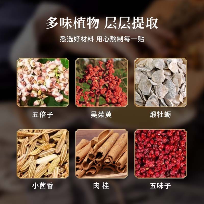 妇女漏尿贴产后松弛女性打喷嚏大笑憋不住尿艾灸穴位贴漏尿贴代工图2