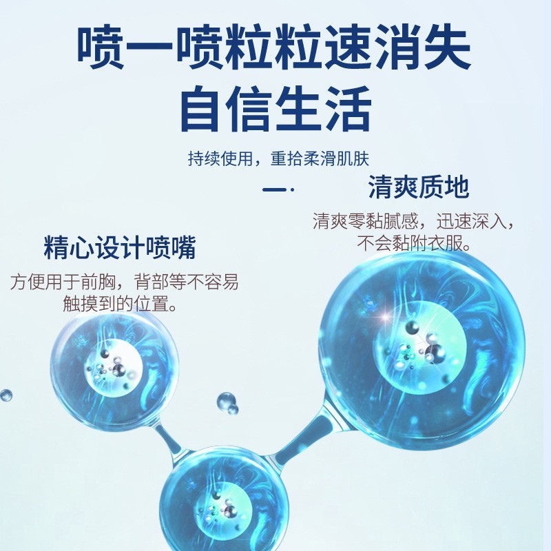 电商同款保健背粒消喷雾通用背部疙瘩美背后鸡皮痘痘图3