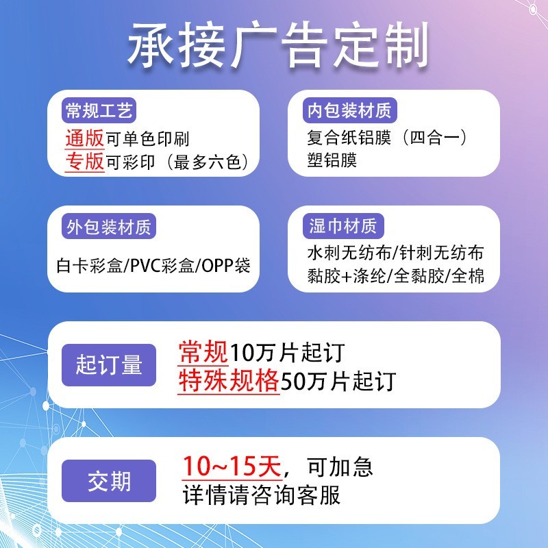 定制酒精片AlcoholPad酒精棉美甲清洁湿巾皮肤消毒棉片湿巾定制图4