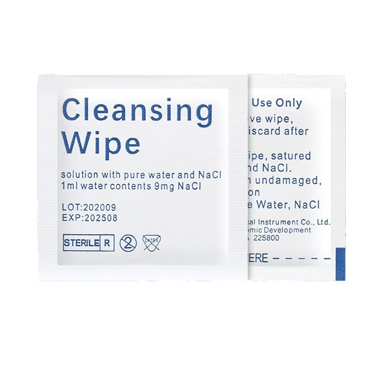 定制生理盐水湿巾6*3一次性清洁棉片伤口护理湿巾纸保湿图4