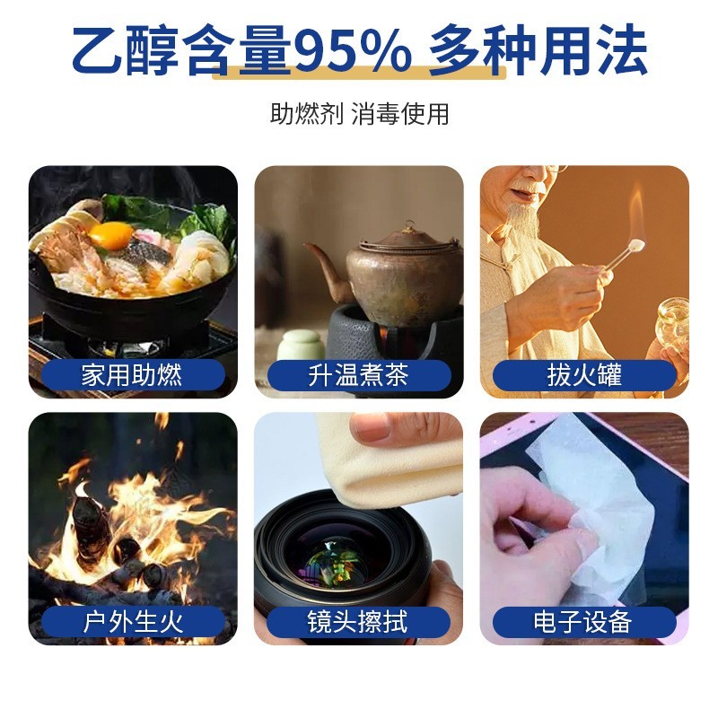 95医用酒精消毒液医药95火疗拔罐用灯用工业清洗95度高浓度消毒水图5