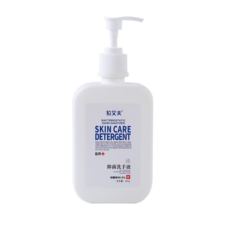 抑菌洗手液按压式医院酒店500ml凝胶方瓶可贴牌加工定制源头厂家图2