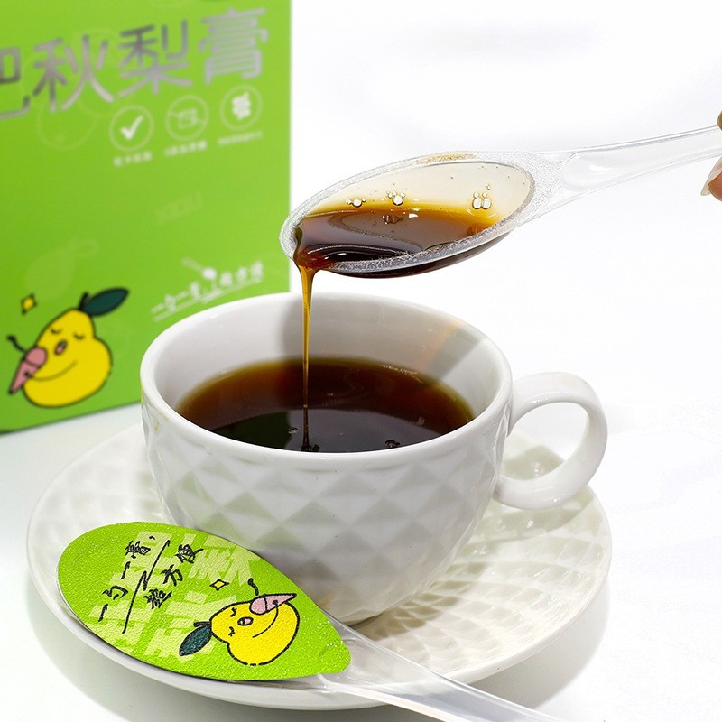膏滋厂家贴牌枇杷秋梨膏 母婴店定制清润膏儿童便捷一勺梨膏加工图4