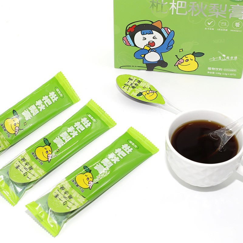 膏滋厂家贴牌枇杷秋梨膏 母婴店定制清润膏儿童便捷一勺梨膏加工图5