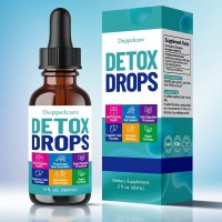 跨境TK亚马逊爆款肝脏清洁滴剂现货Detox Drops清洁滴剂