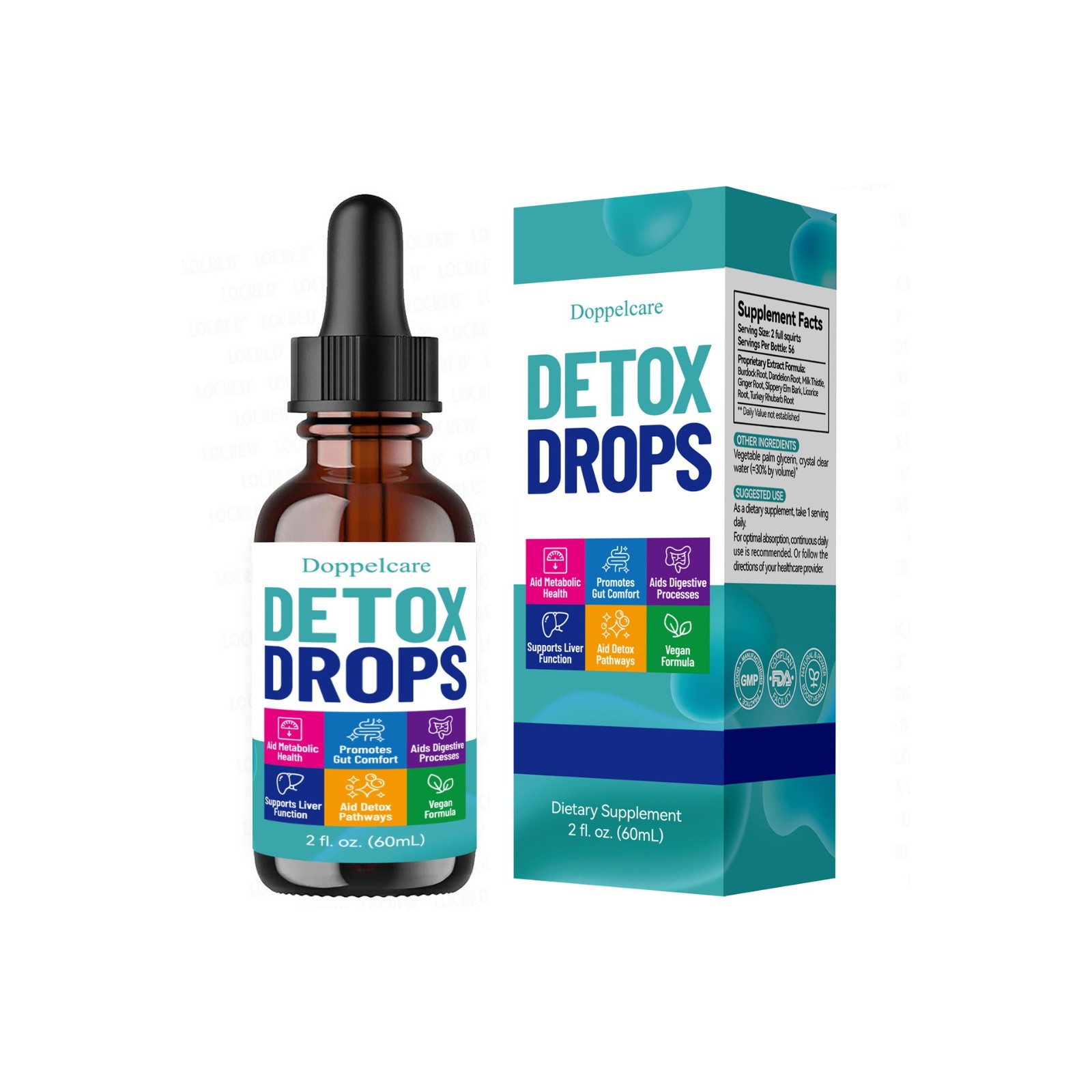 跨境TK亚马逊爆款肝脏清洁滴剂现货Detox Drops清洁滴剂图3