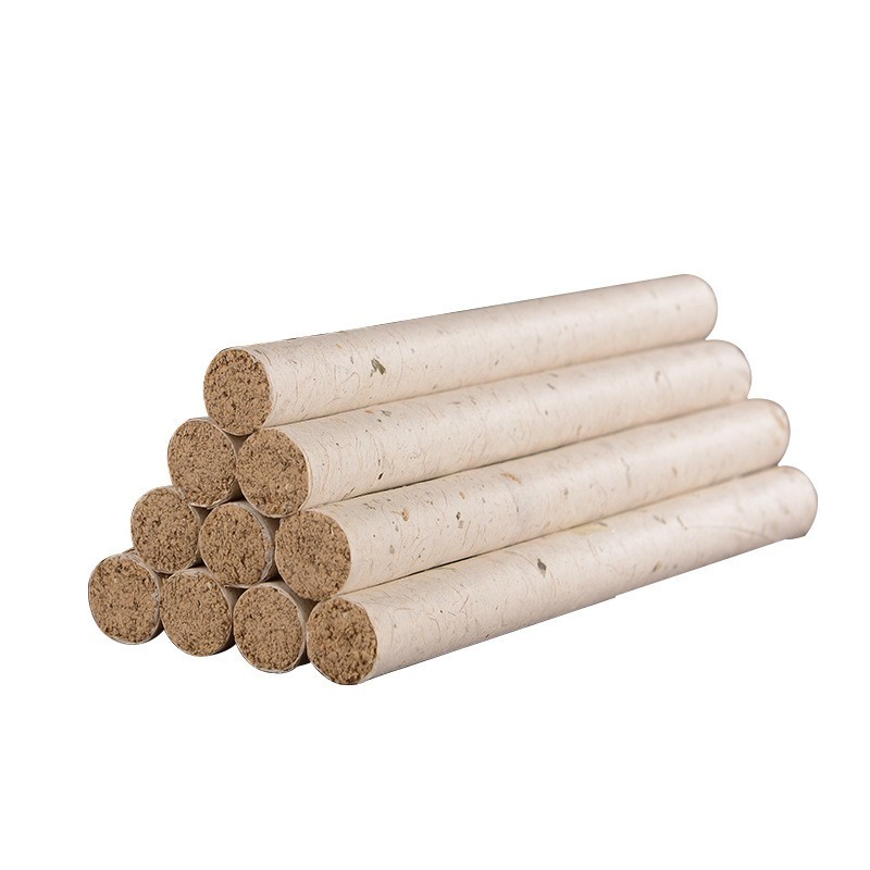 艾条湖北蕲春中医院专用手工艾灸条纯艾草条家用艾条三年陈纯艾图2