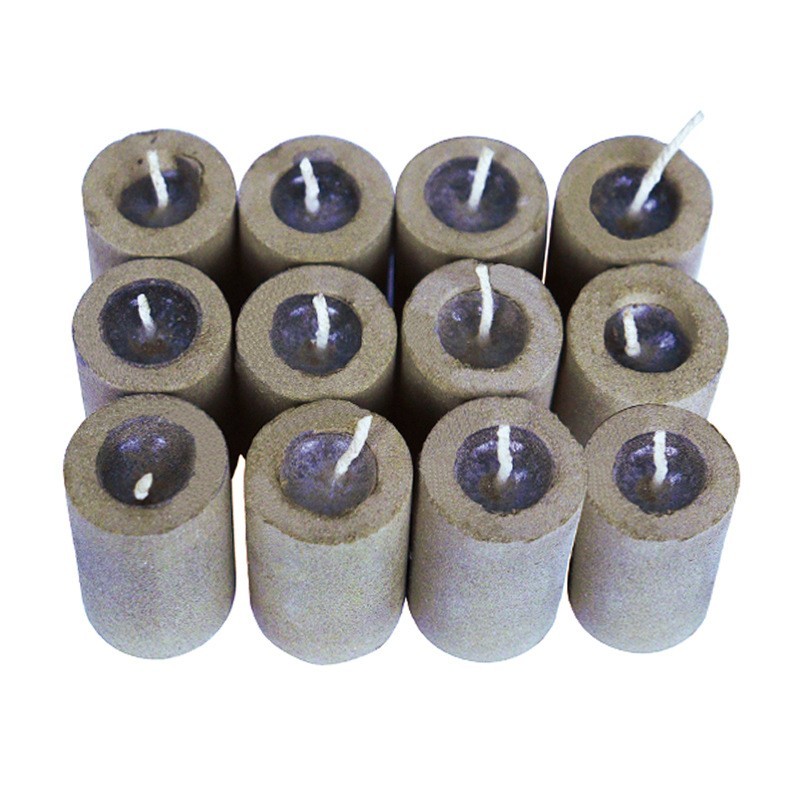 蜡烛艾条艾柱12支装艾灸艾烛防蚊虫居家艾灸艾绒柱艾灸条细艾烛图4