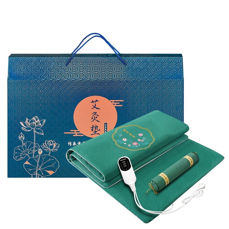 电加热艾绒毯艾草热敷床垫艾绒电热毯艾绒被子艾灸垫艾灸毯图2