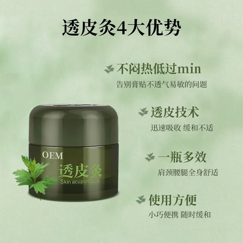 定制透皮灸经络膏艾叶约艾灸发热膏肩周腰椎颈椎膝盖关节疼痛凝胶图3