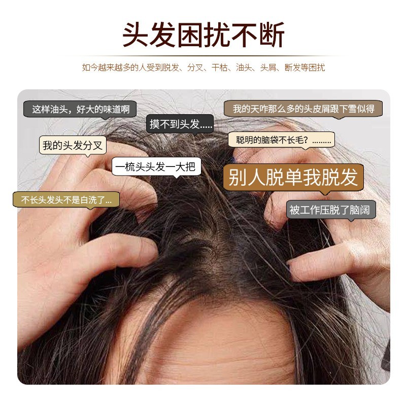 草本茶麸头疗药包洗头洗发粉批发头疗馆养发馆专用草本洗发粉贴牌图5