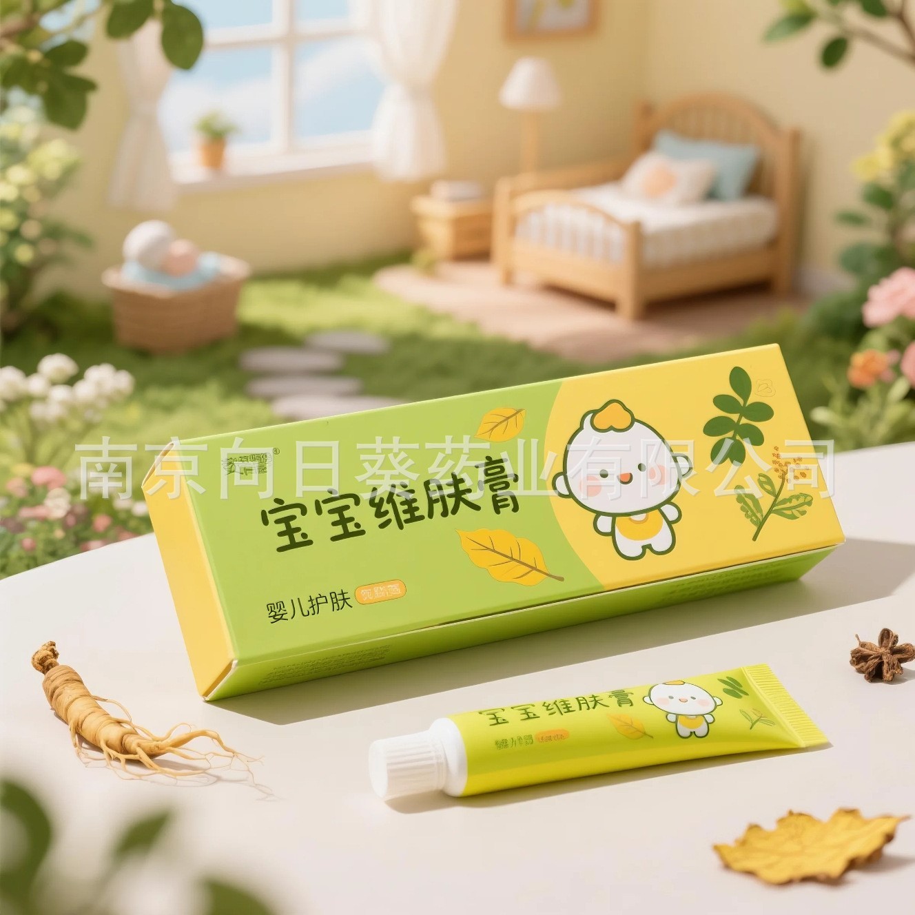 宝宝身体抑菌霜舒缓身体乳膏适用面部身体腿脚等宝宝膏霜贴牌定制图2