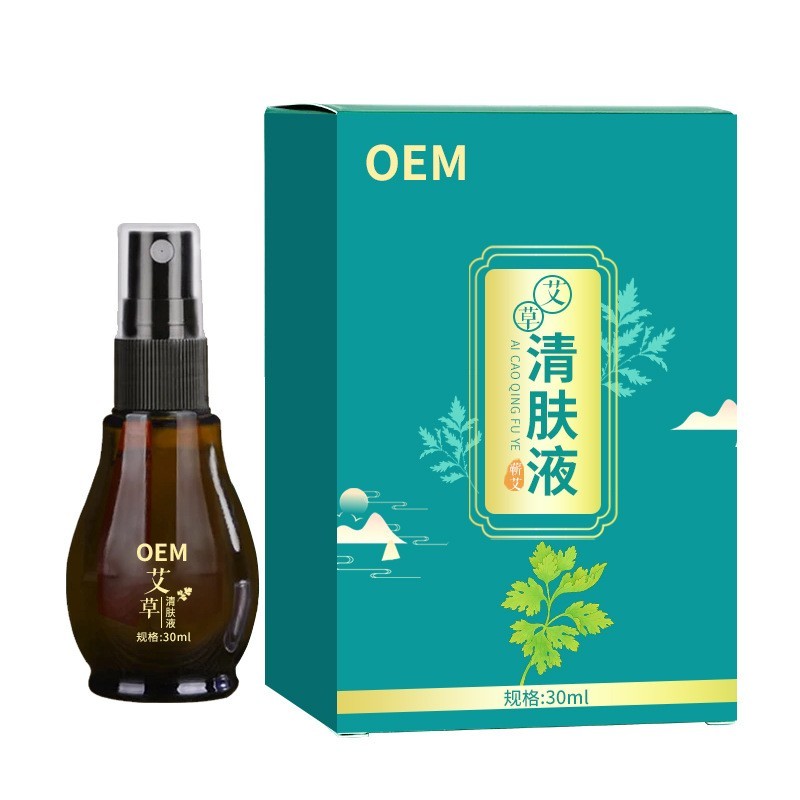 艾草清肤液OEM贴牌抖音电商爆款草本止痒喷剂癣湿痒皮肤痒抑菌液图2