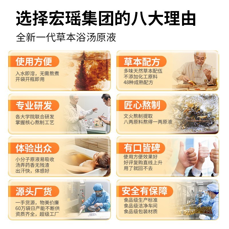 泡脚包小单定制免熬煮瑶浴浓缩液草本暴汗足浴液熏蒸泡澡药浴包图2