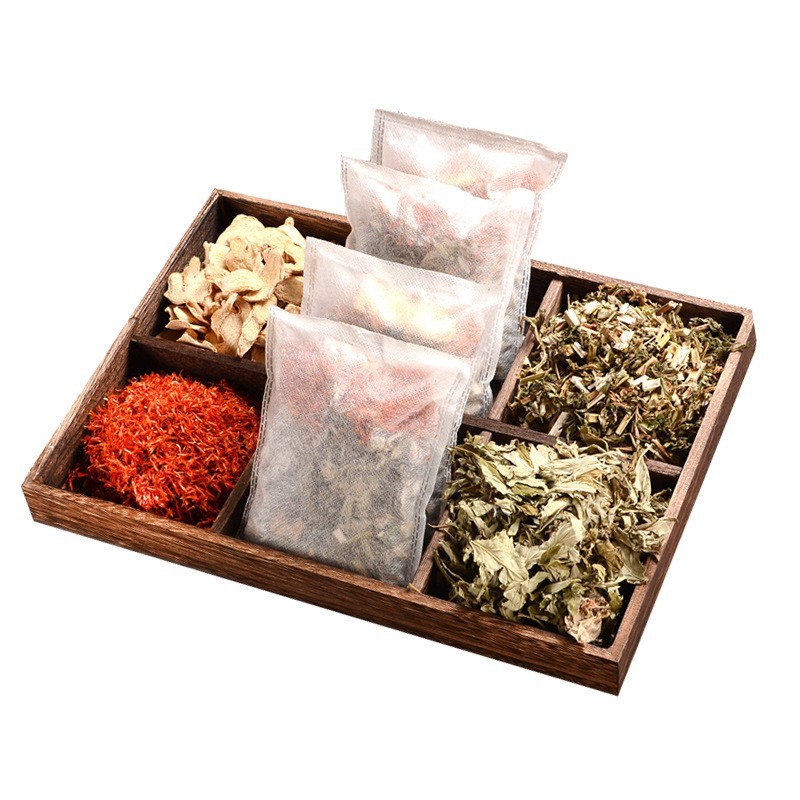 草本泡脚包定制 真材实料瑶浴泡澡药包美容院通用切片足浴包熏蒸图5