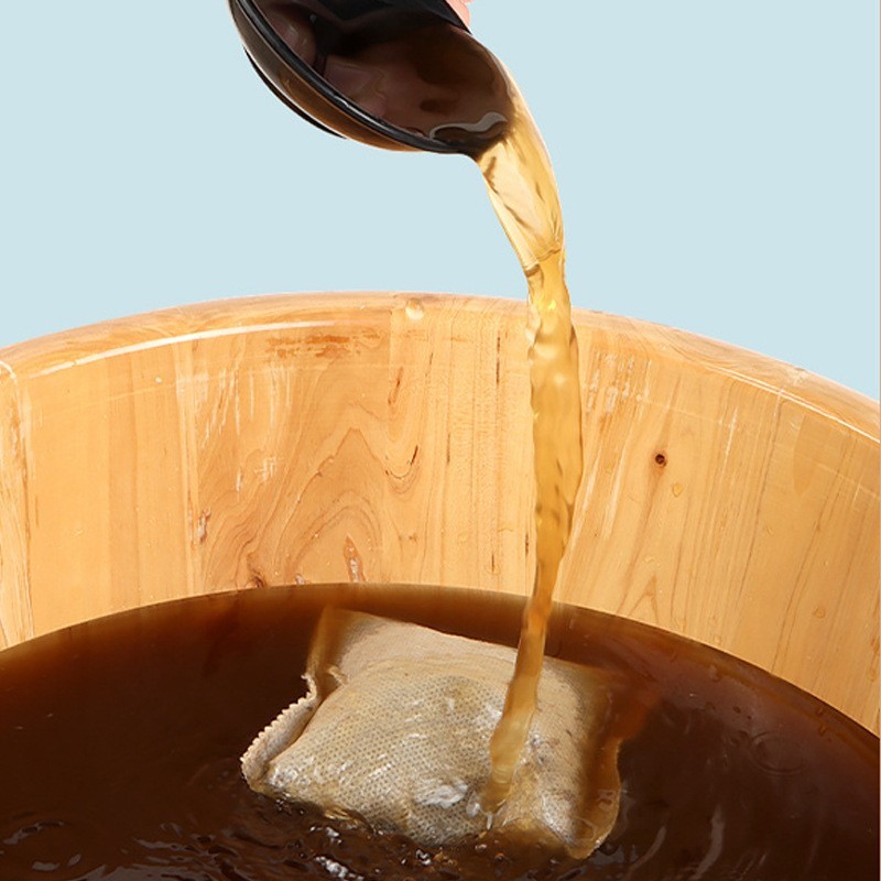 红花艾叶干姜花椒泡脚包足浴养生馆家用草本足浴包包排湿洗脚图4