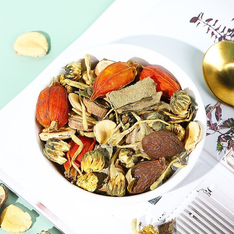 胖大海罗汉果枇杷茶金银花菊花茶栀子亳州花茶花草茶贴牌图2