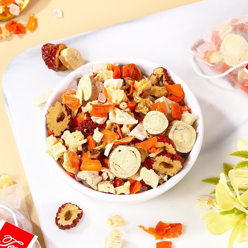 竹蔗茅根雪梨茶亳州花茶代用茶贴牌定制代加工雪梨甘蔗马蹄水图4