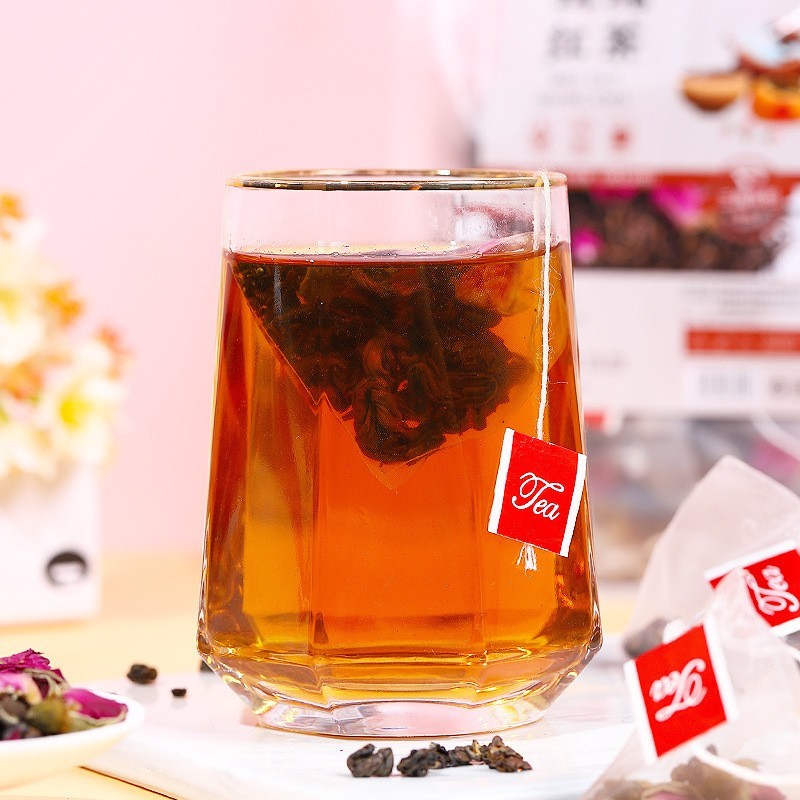 玫瑰红茶花茶重瓣红玫瑰花草茶叶秋冬组合茶里公司出品茶包代加工图2
