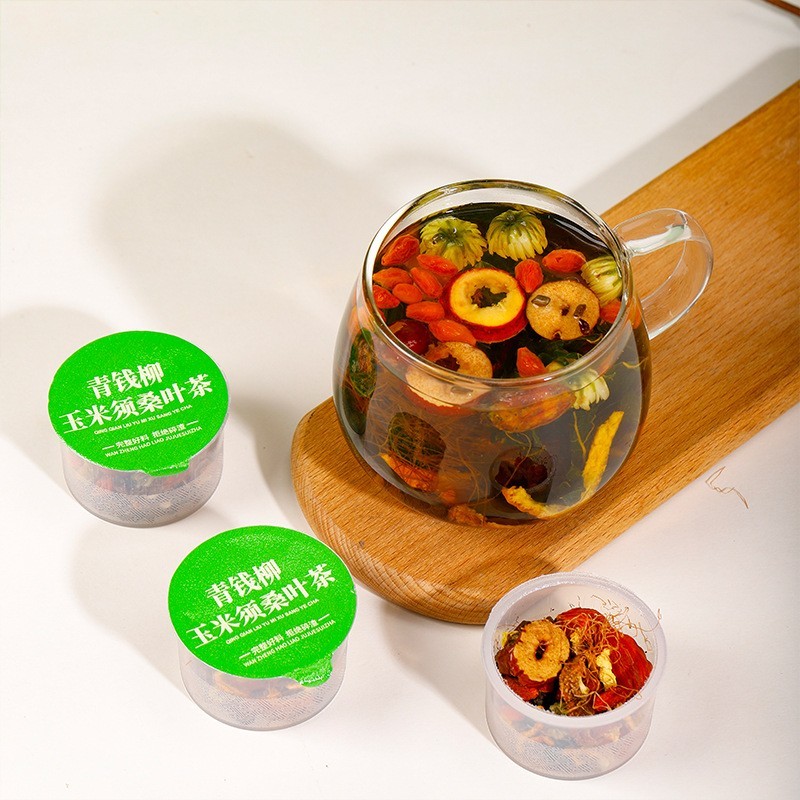 贴牌组合五指毛桃茯苓茶玉米须桑叶茶酸枣仁百合茯苓茶杜仲雄花图2