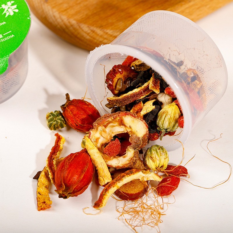 贴牌组合五指毛桃茯苓茶玉米须桑叶茶酸枣仁百合茯苓茶杜仲雄花图5