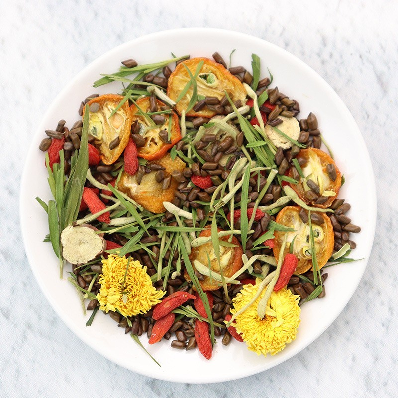 贴牌菊花决明子茶 熬夜茶金银花菊花茶源头工厂OEM定制代用组合茶图4