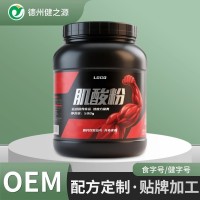 定制肌酸粉 运动营养食品工厂速度力量类特膳贴牌代工 可外贸跨境